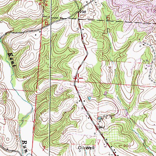 Topographic Map of Russell School (historical), OH