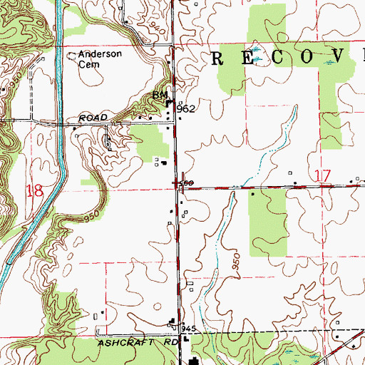 Topographic Map of Heinz School (historical), OH