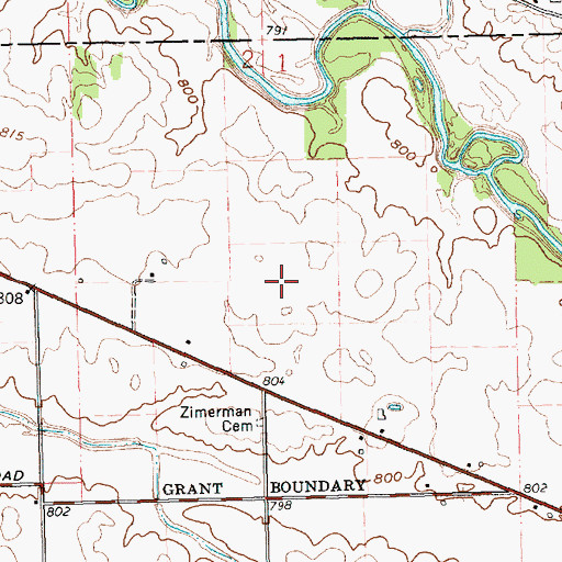 Topographic Map of Labadie Reserve, OH