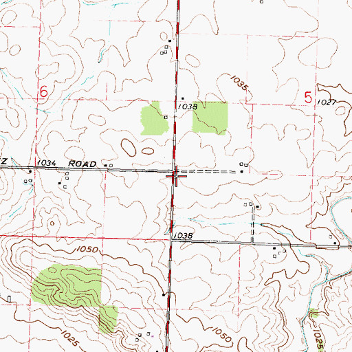 Topographic Map of Beehive School (historical), OH