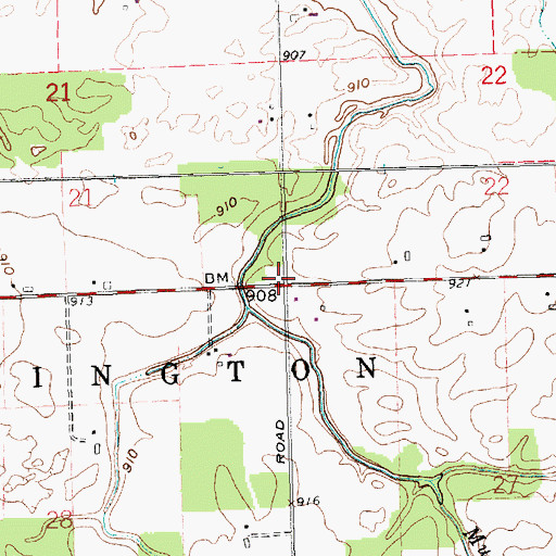Topographic Map of Hoelscher School (historical), OH