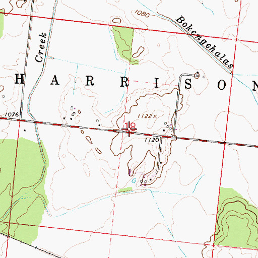 Topographic Map of Rabbitsville School (historical), OH