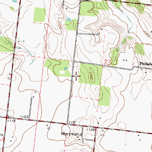 Topographic Map of School Number 2 (historical), OH