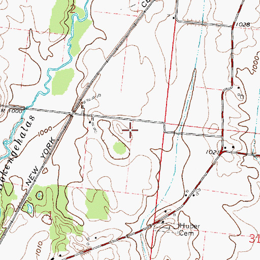 Topographic Map of School Number 2 (historical), OH