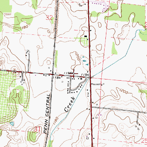 Topographic Map of School Number 3 (historical), OH