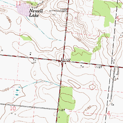 Topographic Map of School Number 5 (historical), OH