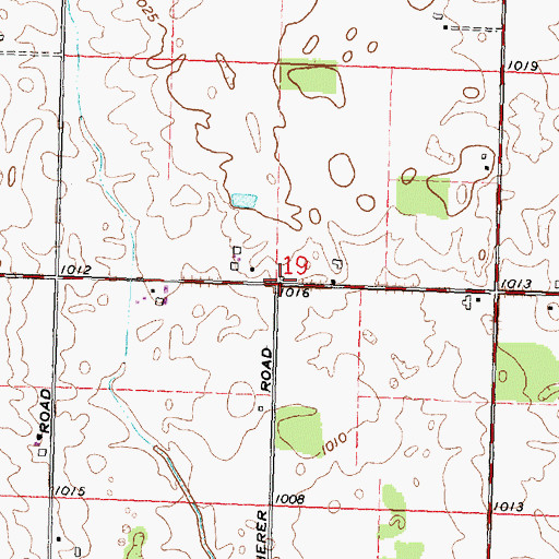 Topographic Map of School Number 5 (historical), OH