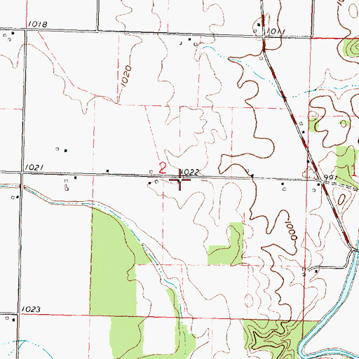 Topographic Map of School Number 6 (historical), OH