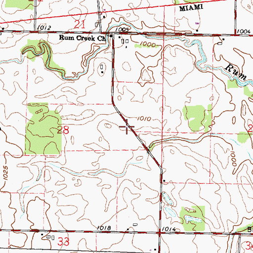 Topographic Map of School Number 6 (historical), OH