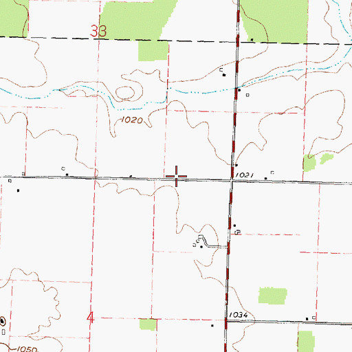 Topographic Map of School Number 9 (historical), OH