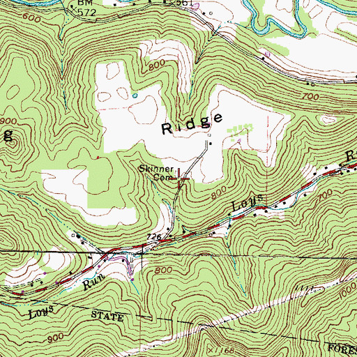 Topographic Map of Bell School (historical), OH