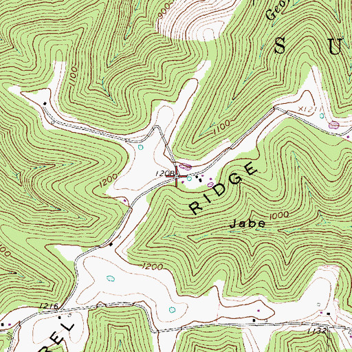 Topographic Map of Laurel Ridge School (historical), OH
