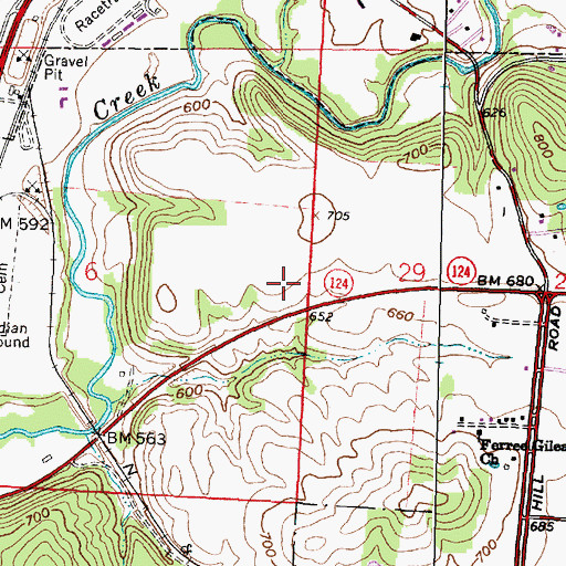 Topographic Map of Vern Riffe Joint Vocational School, OH
