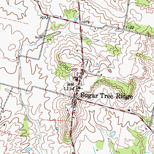Topographic Map of Concord Elementary School, OH
