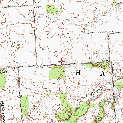 Topographic Map of Beech Grove School (historical), OH