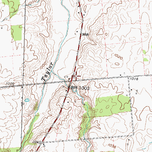 Topographic Map of Champion School (historical), OH