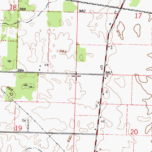 Topographic Map of College School (historical), OH