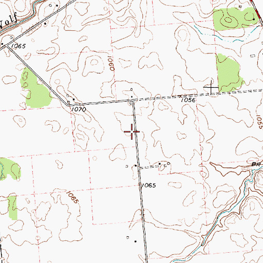 Topographic Map of Shiloh School (historical), OH