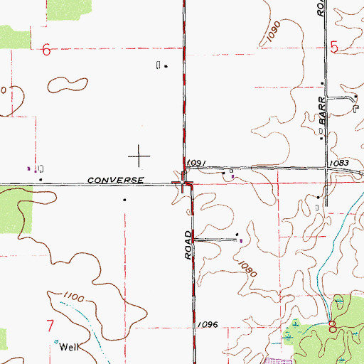Topographic Map of Bickel School (historical), OH