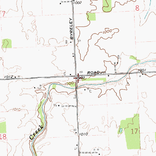 Topographic Map of Neff School (historical), OH