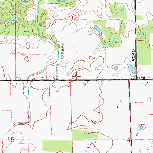 Topographic Map of School Number 12 (historical), OH