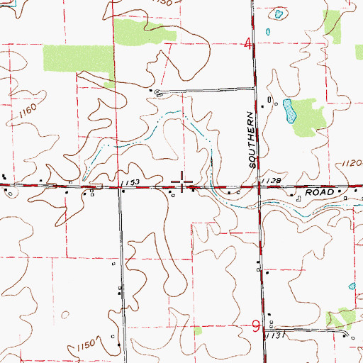 Topographic Map of Special School Number 3 (historical), OH