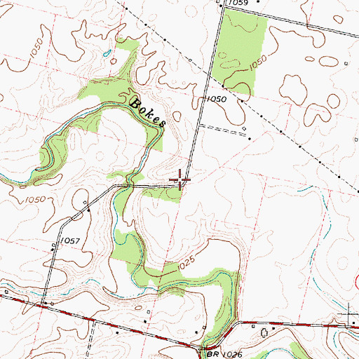 Topographic Map of Beechdale School (historical), OH