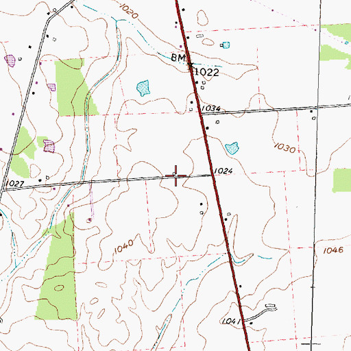 Topographic Map of Braum School (historical), OH