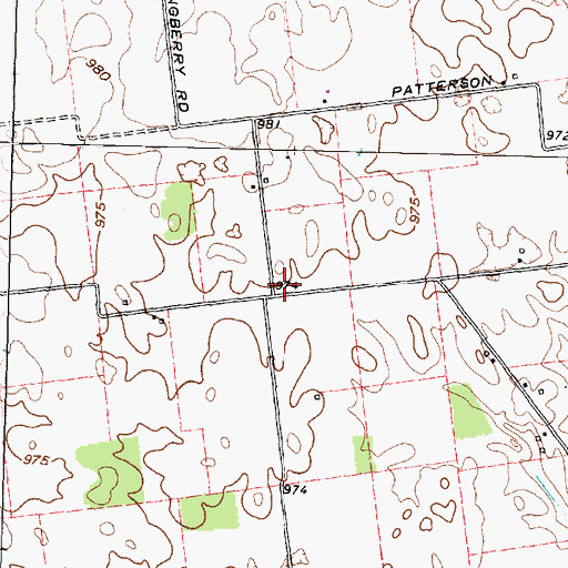 Topographic Map of Carter School (historical), OH