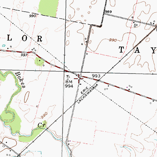 Topographic Map of Hull School (historical), OH