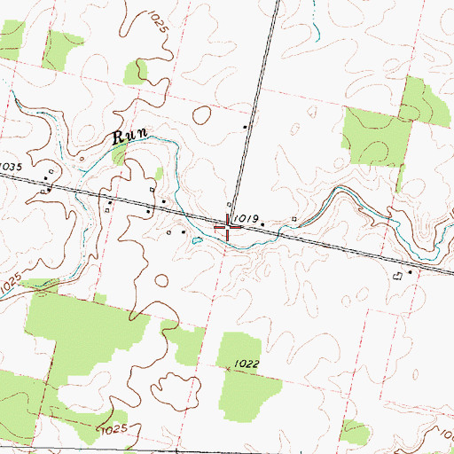 Topographic Map of Pleasant Valley School (historical), OH