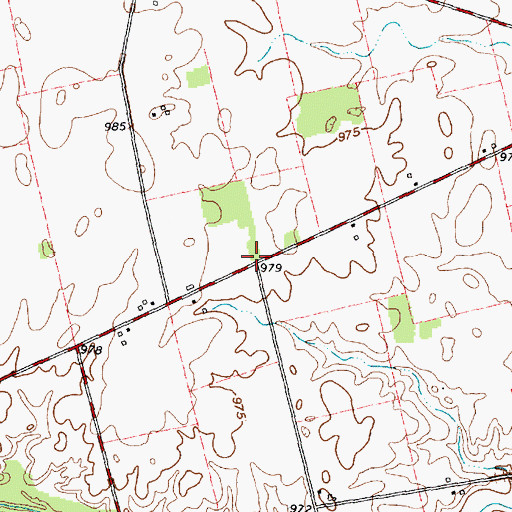 Topographic Map of Stony Point School (historical), OH