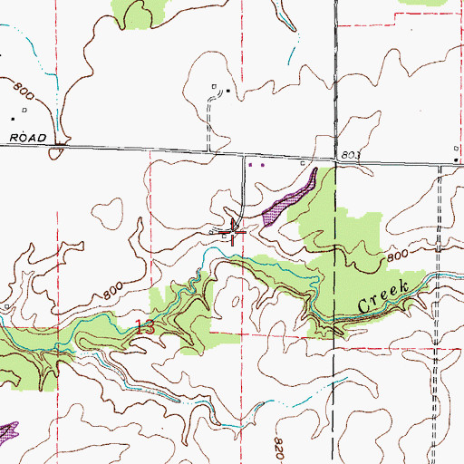 Topographic Map of Clinton Lake Campground, OH