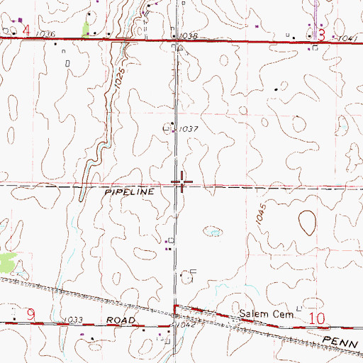 Topographic Map of School Number 2 (historical), OH