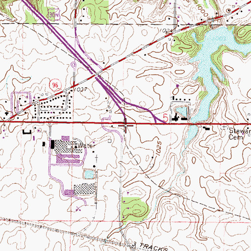 Topographic Map of School Number 3 (historical), OH