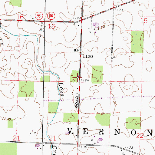 Topographic Map of School Number 5 (historical), OH