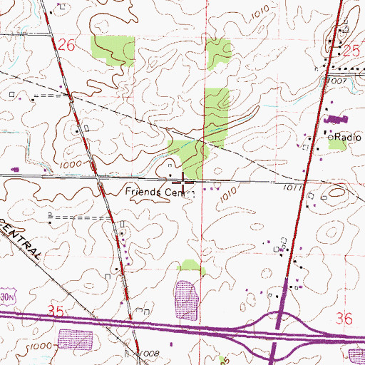 Topographic Map of School Number 7 (historical), OH