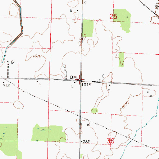Topographic Map of Springer School (historical), OH