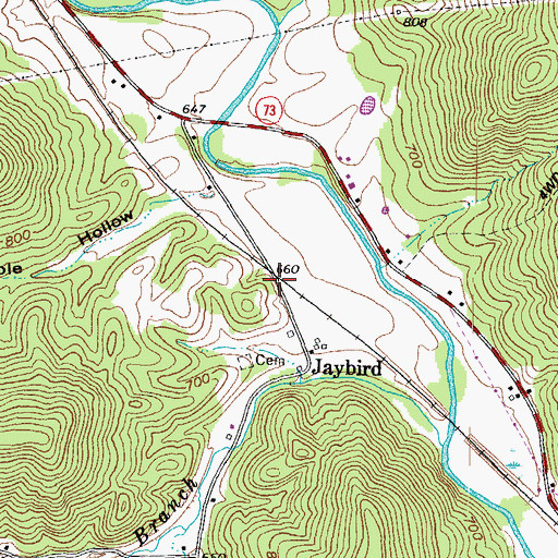 Topographic Map of Mineral Springs Station (historical), OH