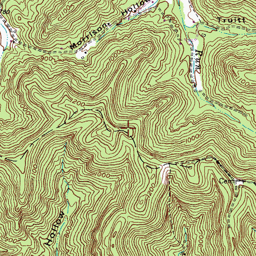 Topographic Map of Mount Tabor School (historical), OH