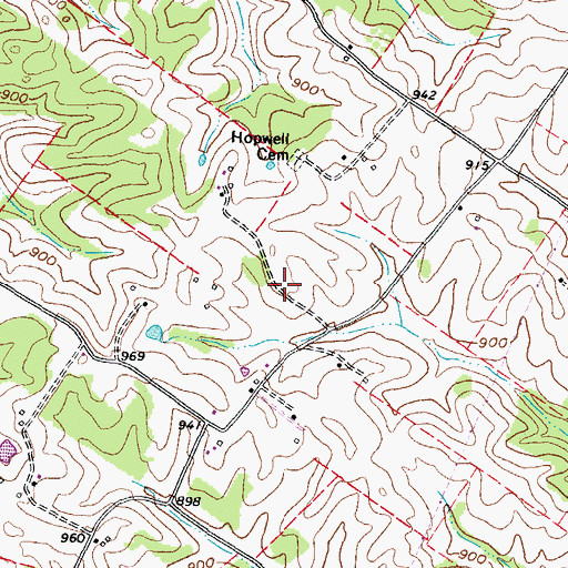 Topographic Map of School Number 4 (historical), OH