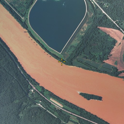 Aerial/Satellite Image of Stevensons Landing, OH