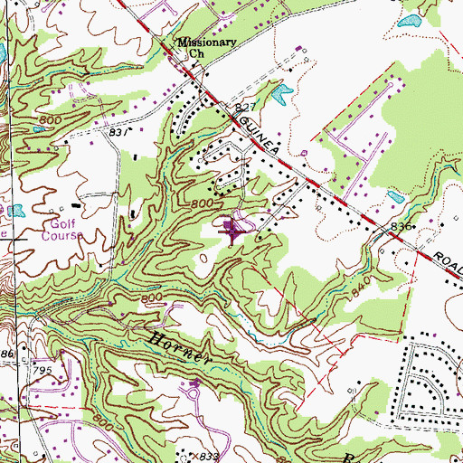 Topographic Map of Smith Elementary School, OH