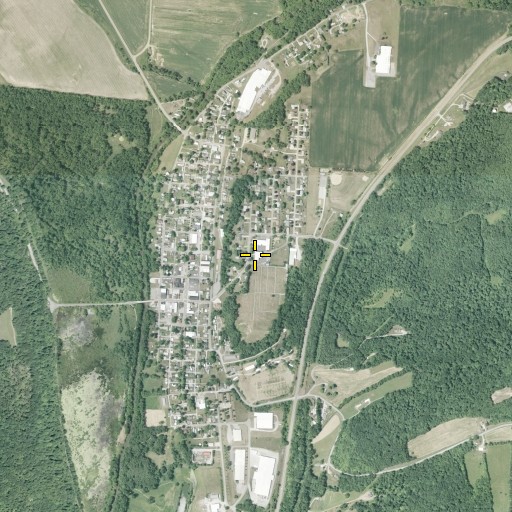 Aerial/Satellite Image of Killbuck Elementary School, OH