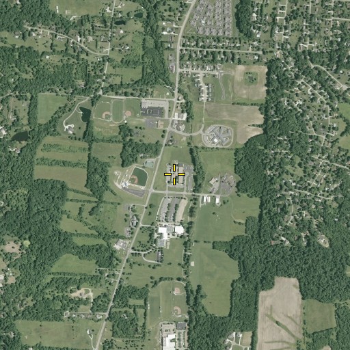 Aerial/Satellite Image of Fairfield County Mental Health and Retardation Center, OH