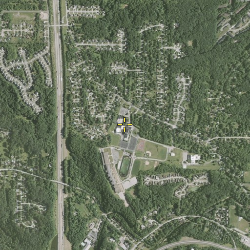 Aerial/Satellite Image of Broadview Heights High School, OH