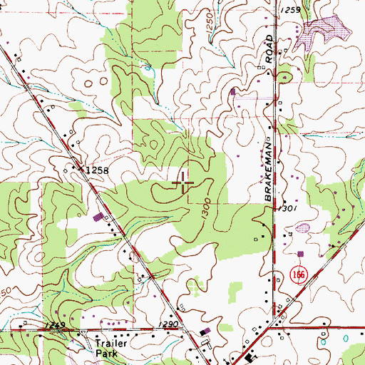 Topographic Map of Chardon, OH