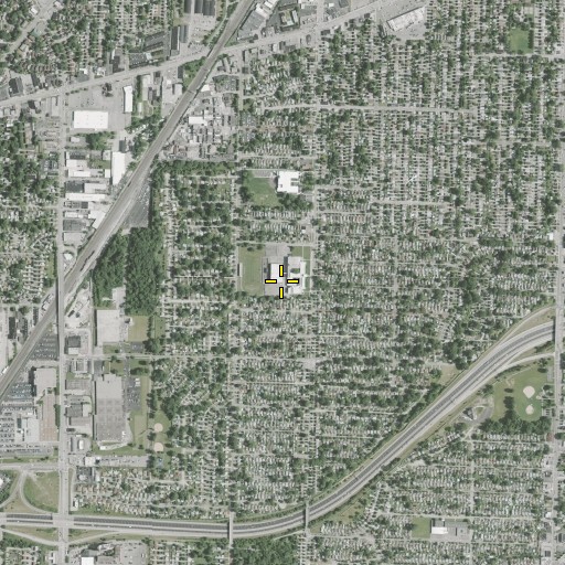 Aerial/Satellite Image of Marshall High School, OH