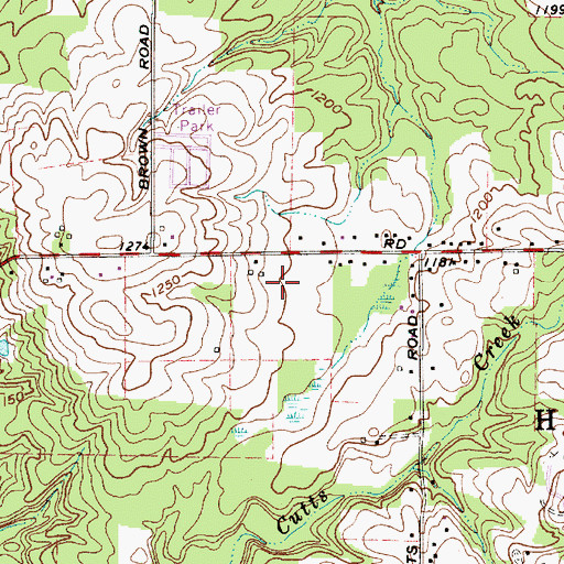 Topographic Map of West Bass Lake, OH