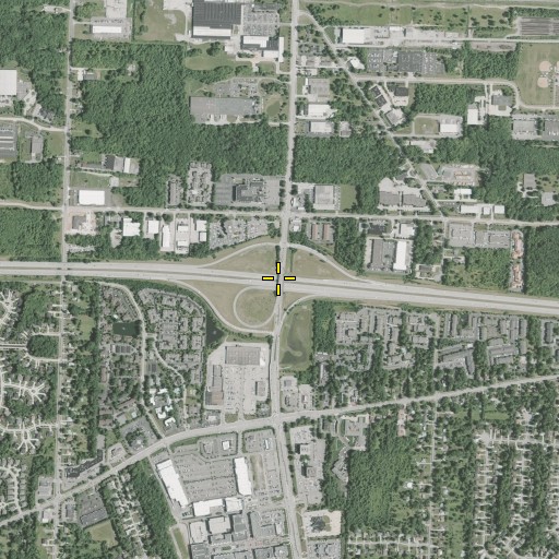 Aerial/Satellite Image of Interchange 156, OH